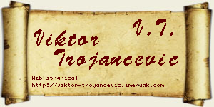 Viktor Trojančević vizit kartica